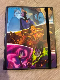Disney Lorcana The First Chapter Villians 9 Pocket Binder Costco Holds 252 Cards - Image 1