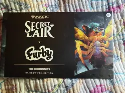 Magic The Gathering Secret Lair x Furby: The Oddbodies Rainbow Foil MTG Cards - Image 1