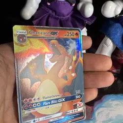Pokemon TCG Charizard GX Hidden Fates Holo Ultra Rare Card 9/68 NM Condition - Image 3