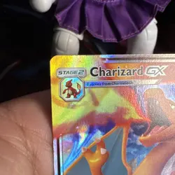 Pokemon TCG Charizard GX Hidden Fates Holo Ultra Rare Card 9/68 NM Condition - Image 4