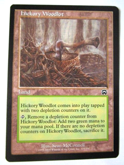 MTG Hickory Woodlot Mercadian Masques Land Light Play!! - Image 1