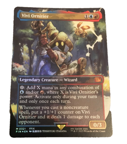 MTG ~ Vivi Ornitier (Borderless Foil 0321) ~ Final Fantasy ~ Near Mint ~ Mythic - Image 1