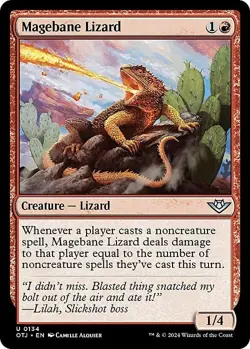 Magic The Gathering MTG MAGEBANE LIZARD Outlaws of Thunder Junction NM Near Mint - Image 1