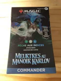 Deck commander - Peche aux indices - Meurtres au Manoir Karlov - MTG - Image 1