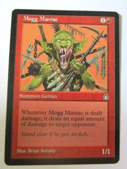 MTG Mogg Maniac Stronghold Moderate Play!! - Image 1