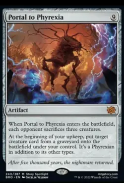 MTG Magic the Gathering Portal to Phyrexia (240/416) The Brothers' War LP - Image 1