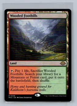 Wooded Foothills - Modern Horizons 3- MTG - Image 1