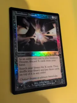 Insidious Dreams. Rare Instant MTG Card Old Vintage shooting star Foil. Torment. - Image 3