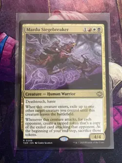 Mtg Mardu Siegebreaker Tarkir: Dragonstorm Rare NM - Image 1