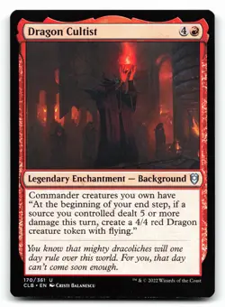 Dragon Cultist #170 Commander Legends: Battle for Baldur's Gate - Image 1