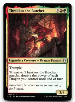 Thrakkus the Butcher #295 Commander Legends: Battle for Baldur's Gate - Image 1
