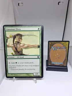 MTG X1, Llanowar Elves Oversize 6x4 9th Edition Card 2005 MTG # 253 - Image 1