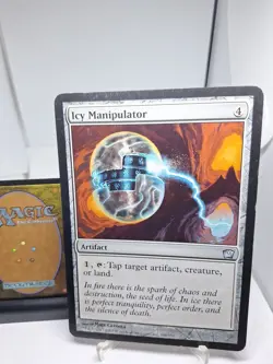 9th Edition Box Topper Promo ** Icy Manipulator (Oversized) ** Mtg Magic #1 - Image 2