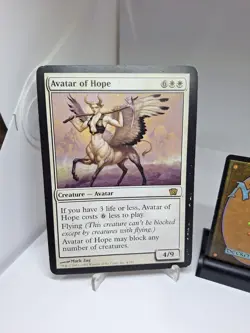 MTG X1, AVATAR OF HOPE Oversize 6x4 9th Edition Card 2003 MTG # 4/350 - Image 2