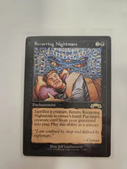 Recurring Nightmare Exodus Magic Karte MTG englisch (Ewiger Albtraum) 72/143 - Image 1