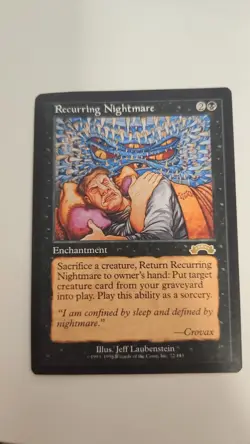 Recurring Nightmare Exodus Magic Karte MTG englisch (Ewiger Albtraum) 72/143 - Image 3