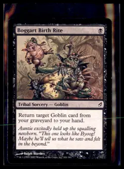 Magic: The Gathering Boggart Birth Rite Lorwyn 4 Card Lot - Image 1