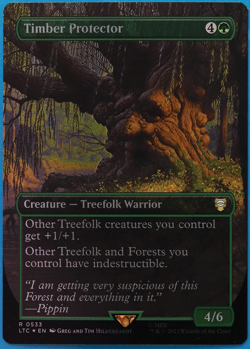 Timber Protector (Borderless) FOIL The Lord of the Rings NM (504588) ABUGames - Image 1
