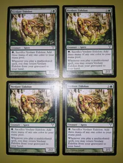 Verdant Eidolon x4 Dissension 4x Playset Magic the Gathering MTG - Image 1