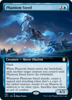 1x Phantom Steed - Extended Art - Commander: Adventures In The Forgotten Realms - Image 1