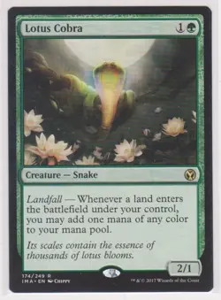 Magic the Gathering TCG 2017 Iconic Masters Lotus Cobra Rare Card UNPLAYED - Image 1