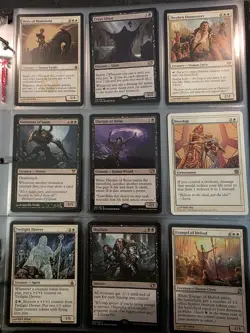 Magic The Gathering Card Lot - 101 card Black White Sacrifice Commander deck. LP - Image 2