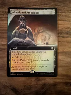 Abandoned Air Temple TLA-0386 MTG Extended Art Foil Rare - Image 1