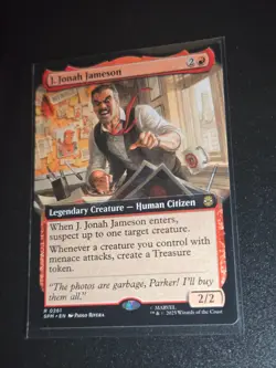 [MTG] J. Jonah Jameson (Extended Art) (0261) (SPM) NM - Image 1