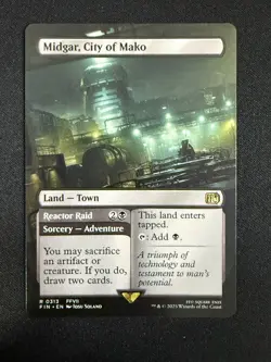 Midgar, City of Mako (BORDERLESS) Final Fantasy - Magic the Gathering - Image 1