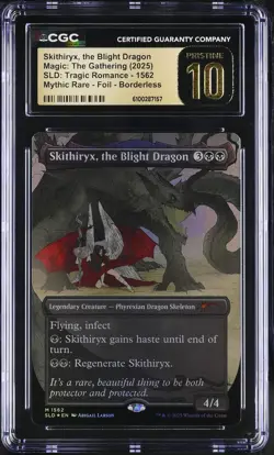 SKITHIRYX, THE BLIGHT DRAGON Secret Lair Foil Mythic CGC Pristine 10 MTG - Image 1