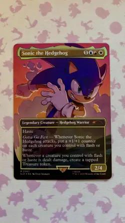 Secret Lair x Sonic: Sonic the Hedgehog (🌈Rainbow Foil) - Image 1