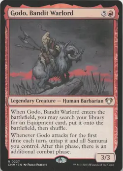 Godo, Bandit Warlord R Commander Masters 227 NM MTG - Image 1