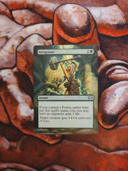 Magic the Gathering Invigorate #2 Hand Painted Unique Custom MTG Alter - Image 1