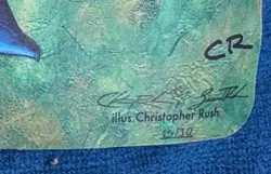 MTG Black Lotus Playmat Art By Christopher Rush From The Rush Family # 15/30 - Image 2