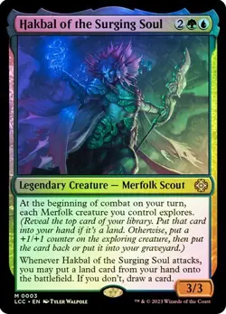 MTG - Hakbal of the Surging Soul - Foil - LCI Commander - Magic the Gathering - Image 1