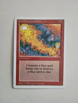 CARTA MAGIC MTG 1994 REVISED EDITION ENG RED ELEMENTAL BLAST - Image 1