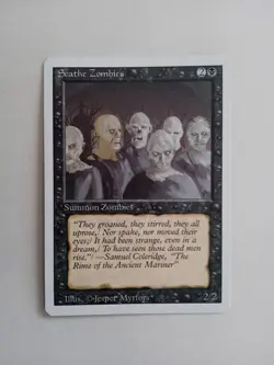 CARTA MAGIC MTG 1994 REVISED EDITION ENG SCATHE ZOMBIES - Image 1