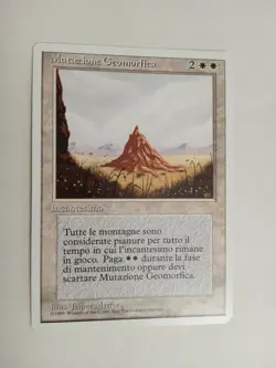 CARTA MAGIC MTG ITA 1995 MUTAZIONE GEOMORFICA - Image 1