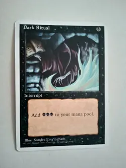 CARTA MAGIC MTG ENG 1995 DARK RITUAL - Image 1