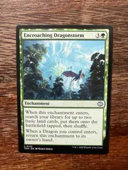 MTG ~ Encroaching Dragonstorm ~ Tarkir: Dragonstorm ~ Near Mint ~ Uncommon - Image 1