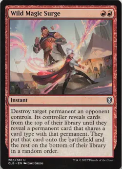 Wild Magic Surge U Commander Legends: Battle for Baldur's Gate 206 - LP MTG - Image 1