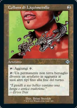 MTG - LIQUIMETAL TORQUE - COLLANA DI LIQUIMETALLO - MH2 - MAGIC - MINT - ITA - Image 1
