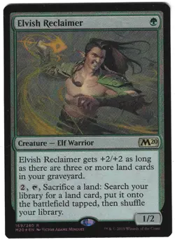 FOIL Elvish Reclaimer / Erneuerer - MAGIC 2020 Extra - englisch (exc +) - Image 1