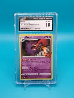 2022 Pokemon Trick or Trade BOOster GENGAR 057/198 HOLO CGC 10 Gem Mint English - Image 1