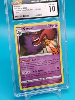 2022 Pokemon Trick or Trade BOOster GENGAR 057/198 HOLO CGC 10 Gem Mint English - Image 3