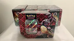 Pokemon TCG: Paldean Fates Tin - Shiny Charizard EX - New & Sealed FREE SHIPPING - Image 1