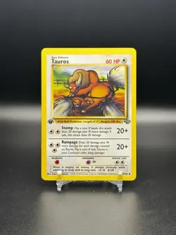 POKEMON JUNGLE 1ST EDITION #47 TAUROS REGULAR UNCOMMON - NM - Image 3