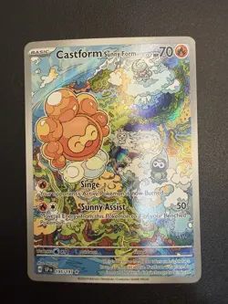Pokemon - Castform Sunny Form 195/191 - Surging Sparks - Image 1
