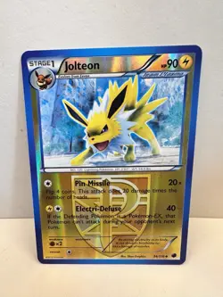 JOLTEON TEAM PLASMA 34/116 PLASMA FREEZE REVERSE HOLO POKEMON TCG 2013 - Image 1