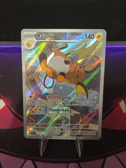 Raichu 211/193 Pokemon TCG Paldea Evolved Illustration Rare NM - Image 1